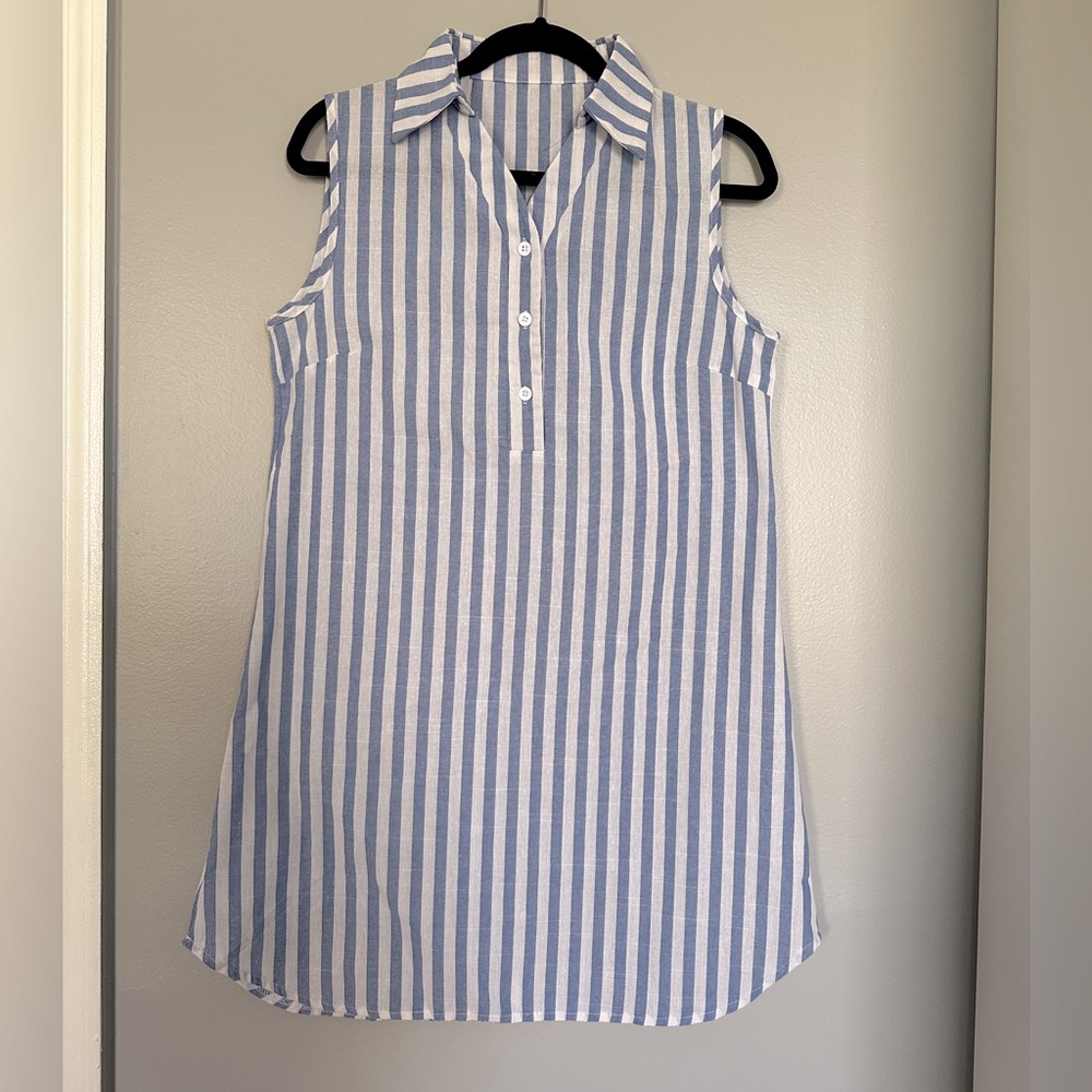 Striped Sleeveless Dress